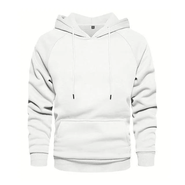 Mens Fleece Hoodies  Autumn Winter Streetwear Hooded Sweatshirt Fashion Hoodie Casual hip hop Sweatshirt New Men Tracksuit