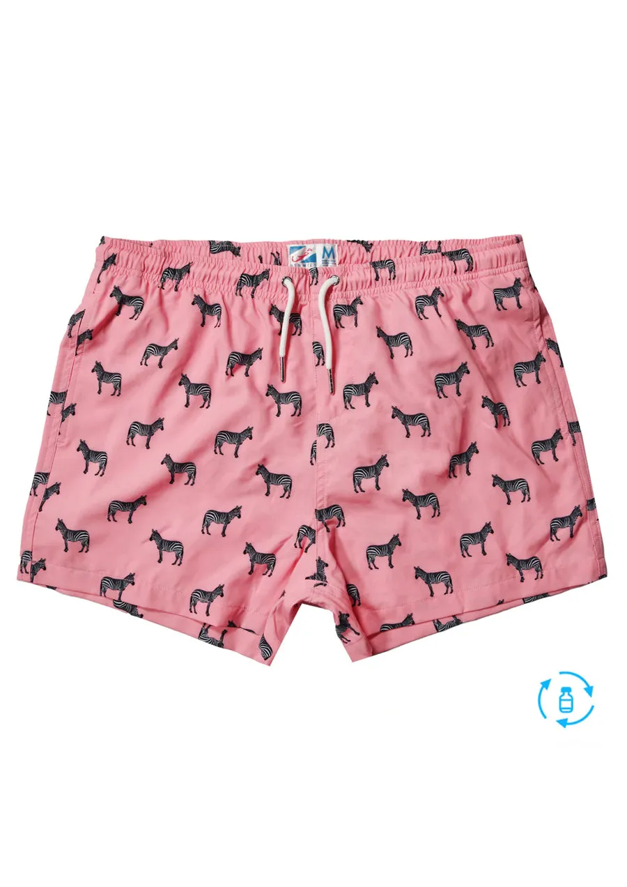 Zebra Short Swim Trunks