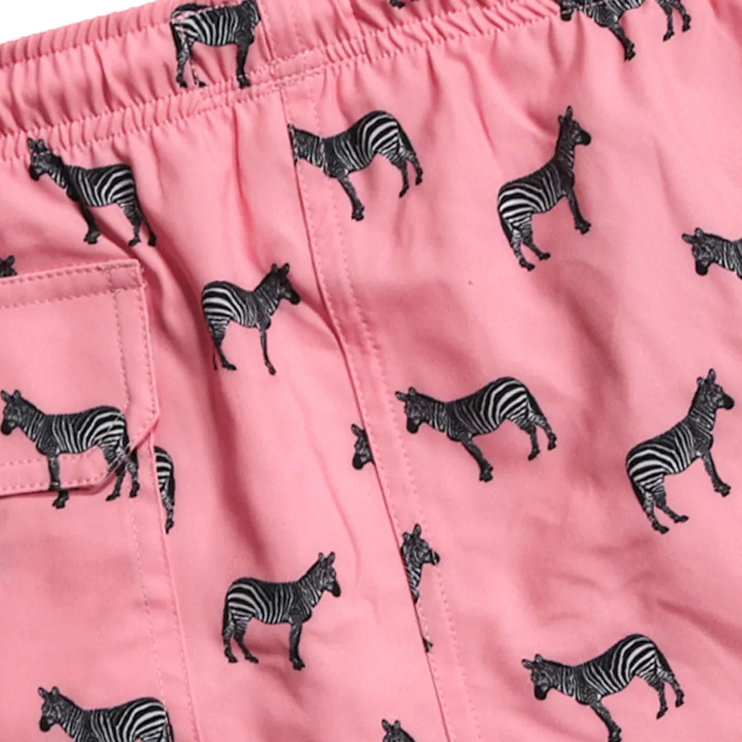 Zebra Short Swim Trunks