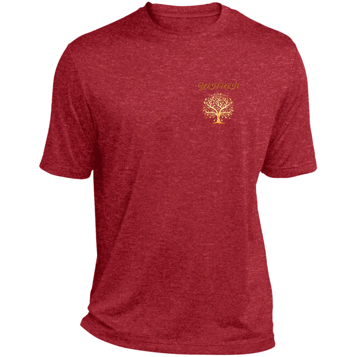 Yahuah-Tree of Life 01 Men's Designer Heather Performance T-shirt (5 Colors)