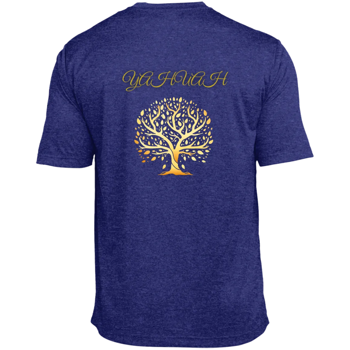 Yahuah-Tree of Life 01 Men's Designer Heather Performance T-shirt (5 Colors)