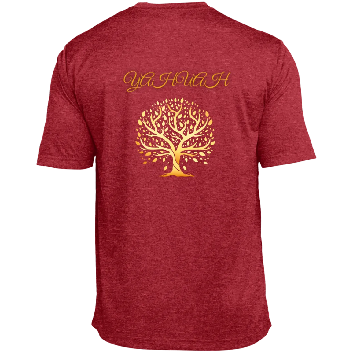 Yahuah-Tree of Life 01 Men's Designer Heather Performance T-shirt (5 Colors)