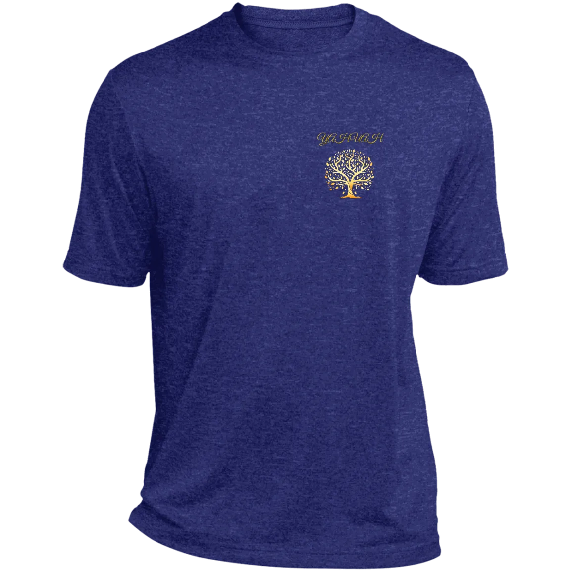 Yahuah-Tree of Life 01 Men's Designer Heather Performance T-shirt (5 Colors)