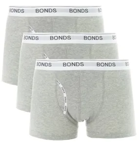 15 X Mens Bonds Guyfront Trunks Underwear Undies Grey Marle