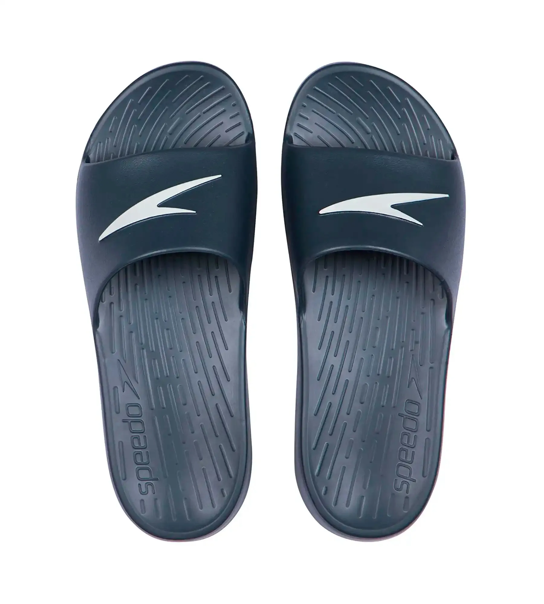 Men's Single Colour Slides - Oxid Grey & White