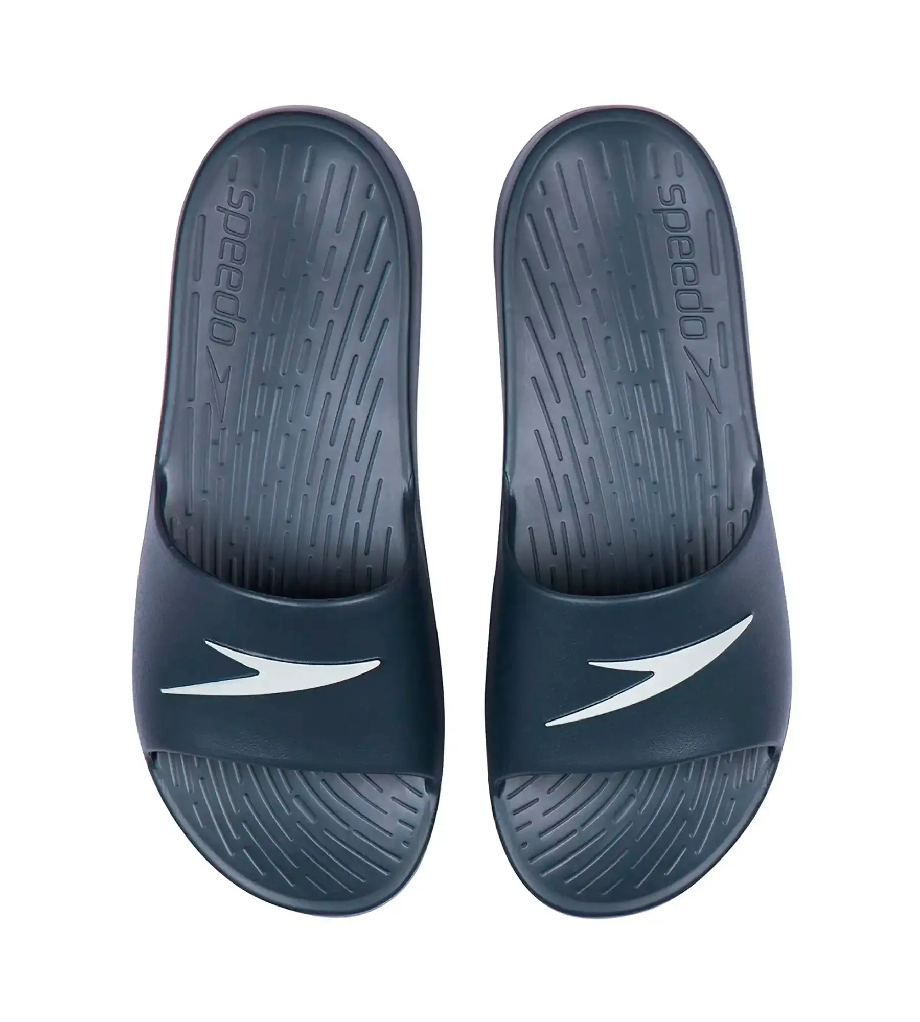 Men's Single Colour Slides - Oxid Grey & White