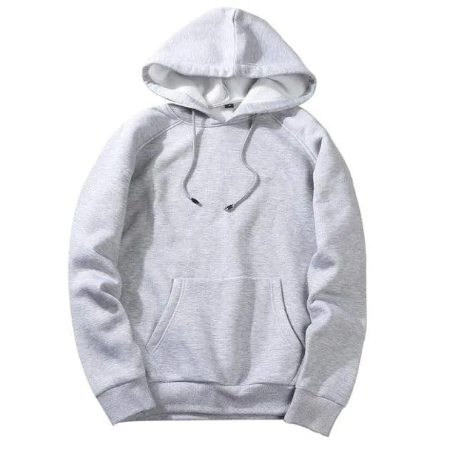 Autumn Fashion Hoodie Male Warm Fleece Coat Hooded Men Brand Hoodies Sweatshirts EU Size