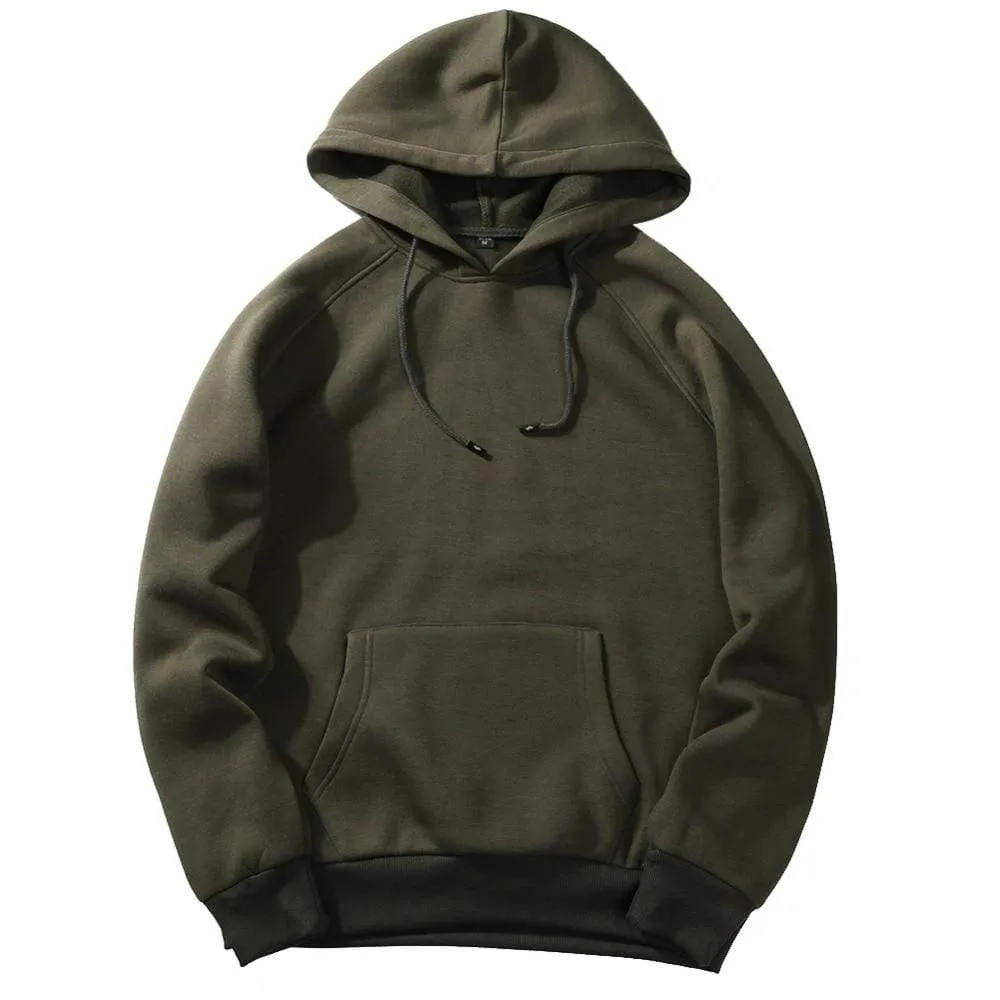 Autumn Fashion Hoodie Male Warm Fleece Coat Hooded Men Brand Hoodies Sweatshirts EU Size