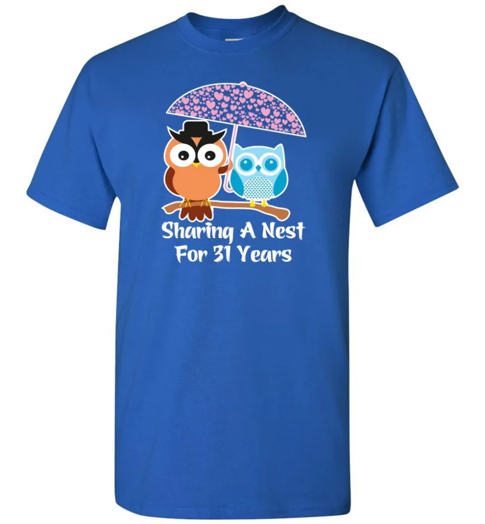 31 Years Wedding Anniversary Gifts Valentine's Day T-shirt