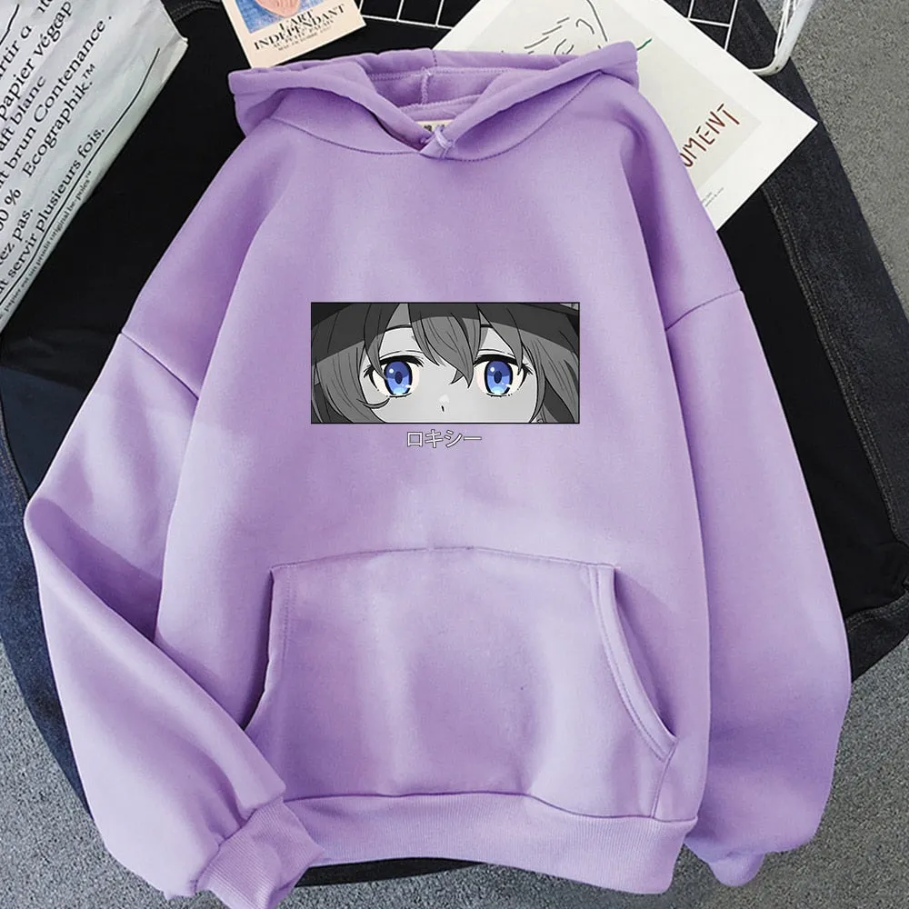 Mushoku Tensei Jobless Reincarnation Roxy Eye Funny Kawaii Anime Hoodie High Quality