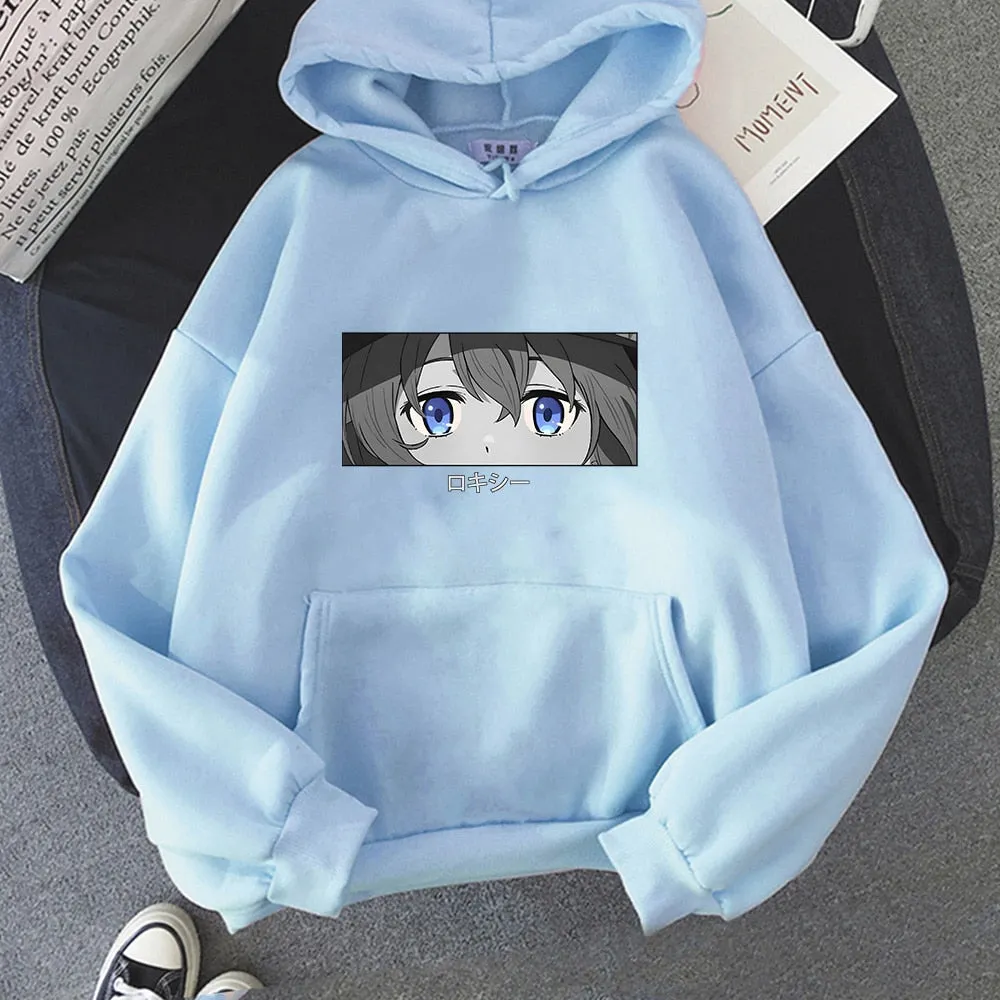 Mushoku Tensei Jobless Reincarnation Roxy Eye Funny Kawaii Anime Hoodie High Quality