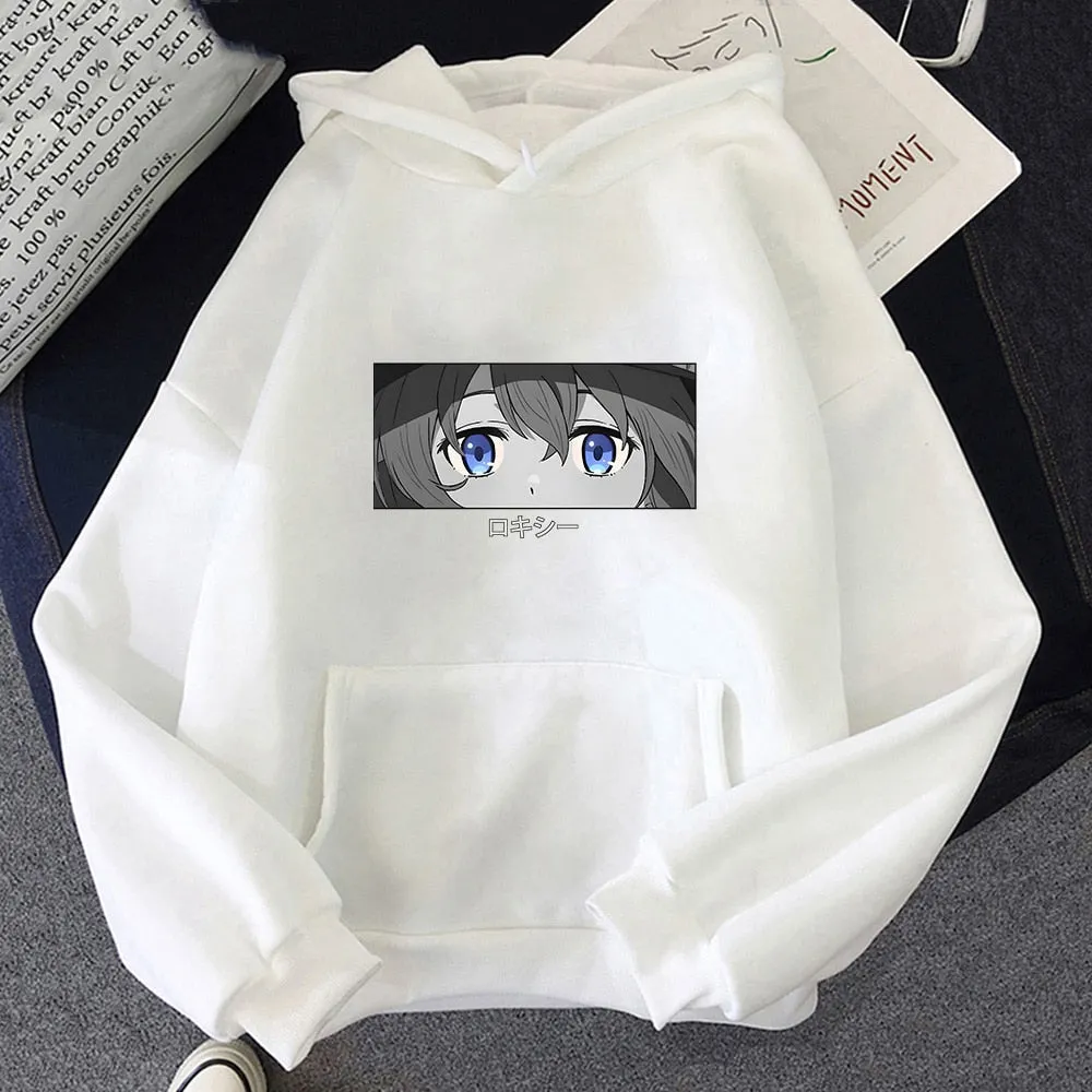 Mushoku Tensei Jobless Reincarnation Roxy Eye Funny Kawaii Anime Hoodie High Quality