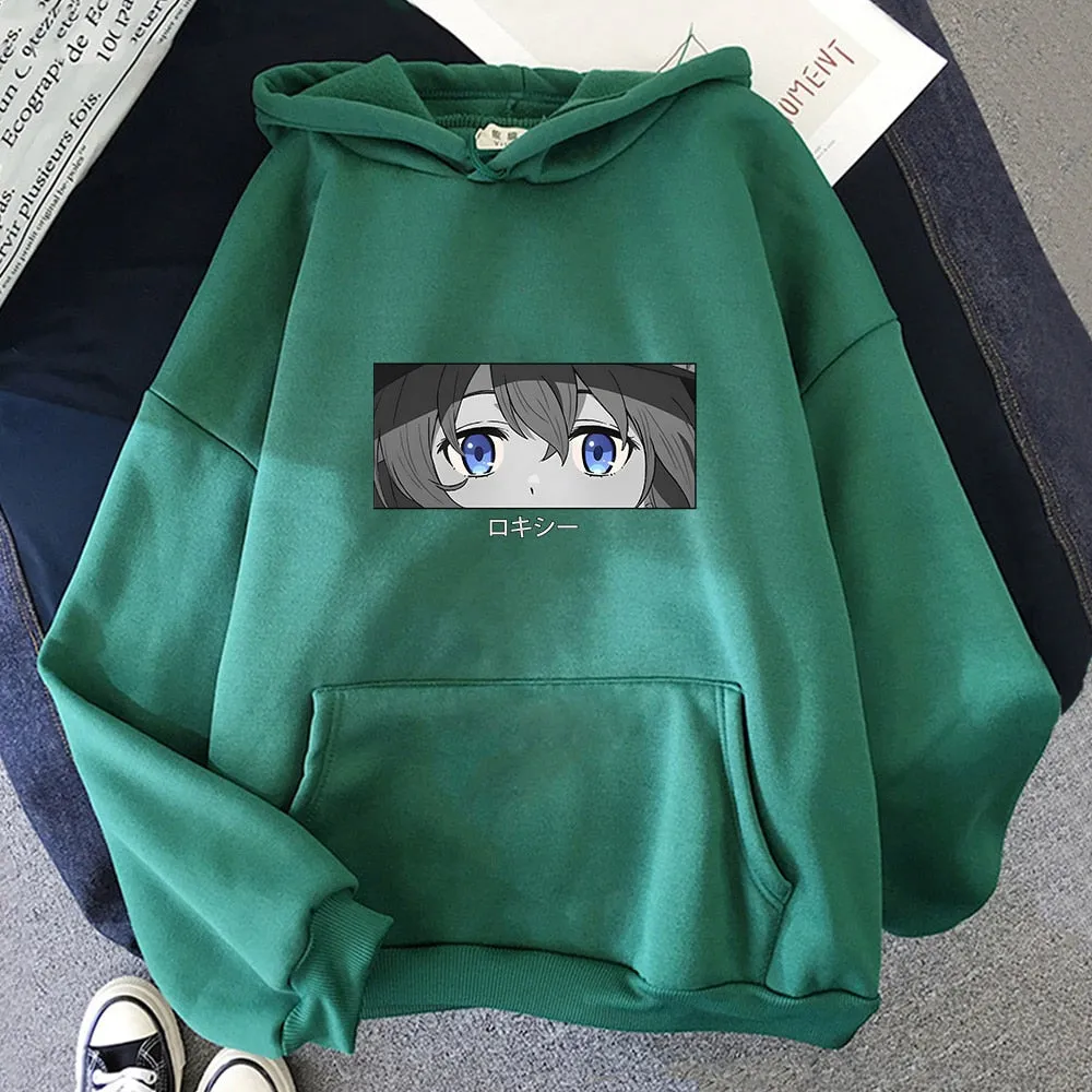 Mushoku Tensei Jobless Reincarnation Roxy Eye Funny Kawaii Anime Hoodie High Quality