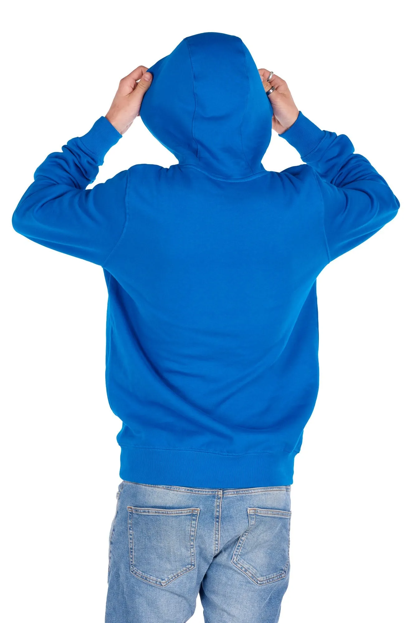 Men's Athletic Blue Organic Runr Hoodie