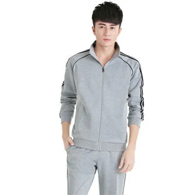 Unisex Sportwear Set Brand Men Sport Suit Long Sleeve Sweatshirts