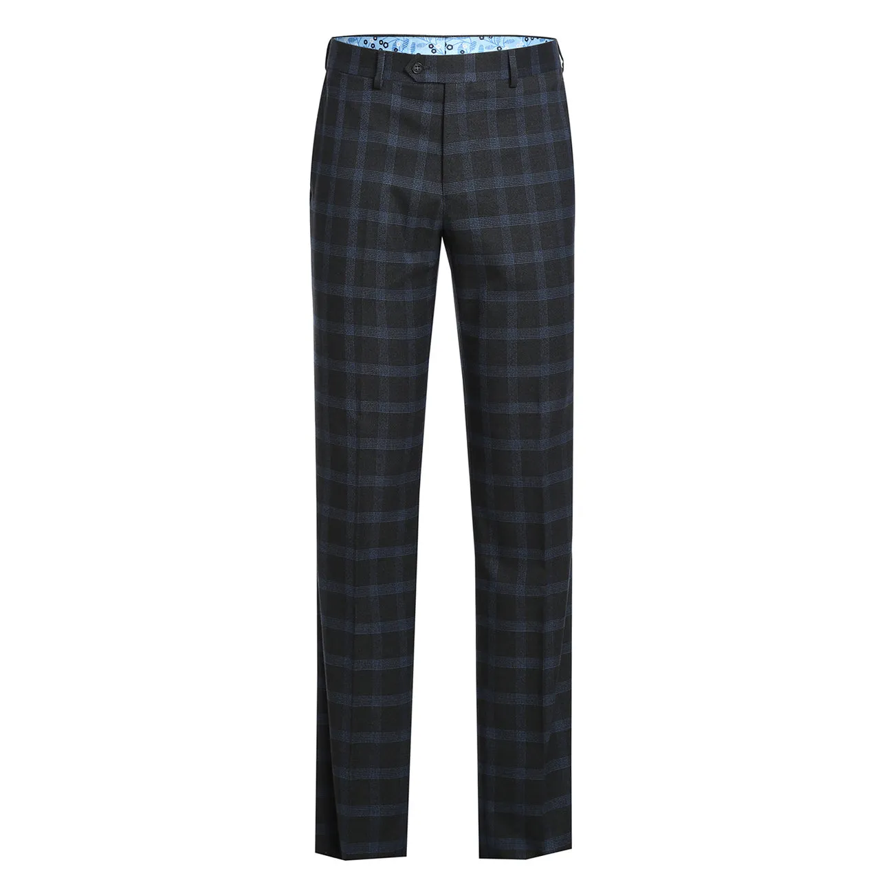 ENGLISH LAUNDRY Charcoal with Blue Check Notch Suit 72-55-095