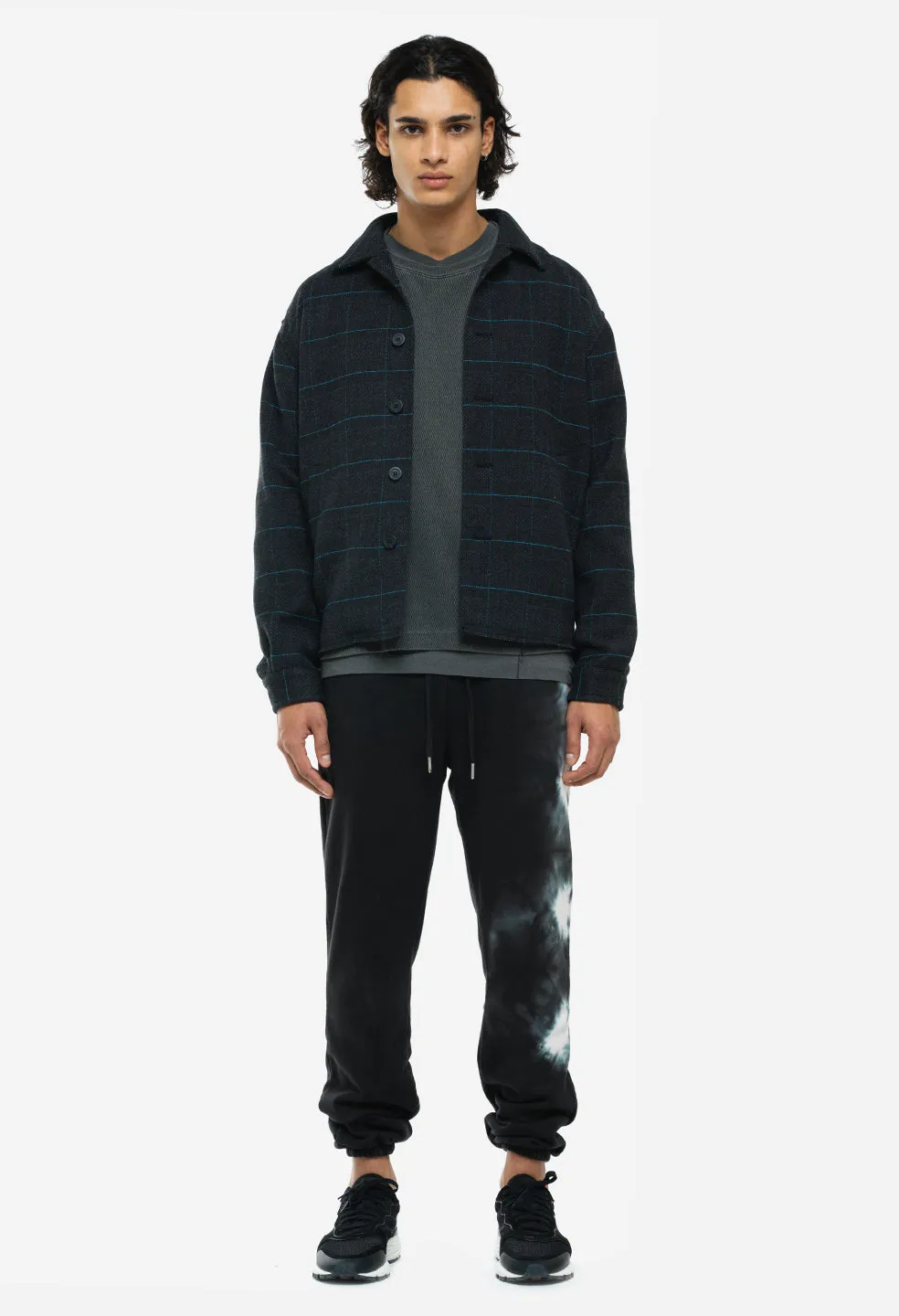 LA Sweatpants / Black Shibori