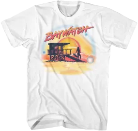 Airbrush Baywatch T-Shirt