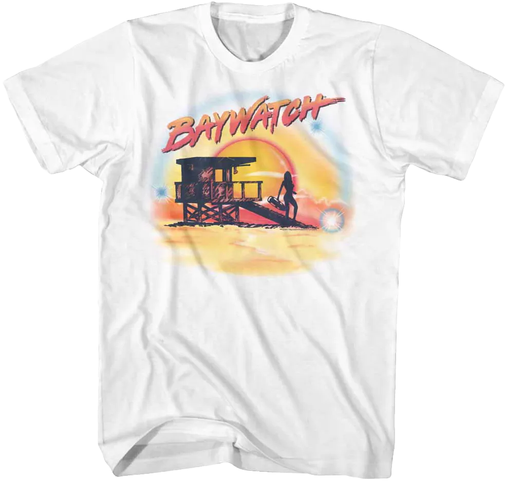 Airbrush Baywatch T-Shirt