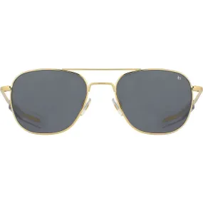 American Optical Big General Sunglasses | Gold/Nylon Grey