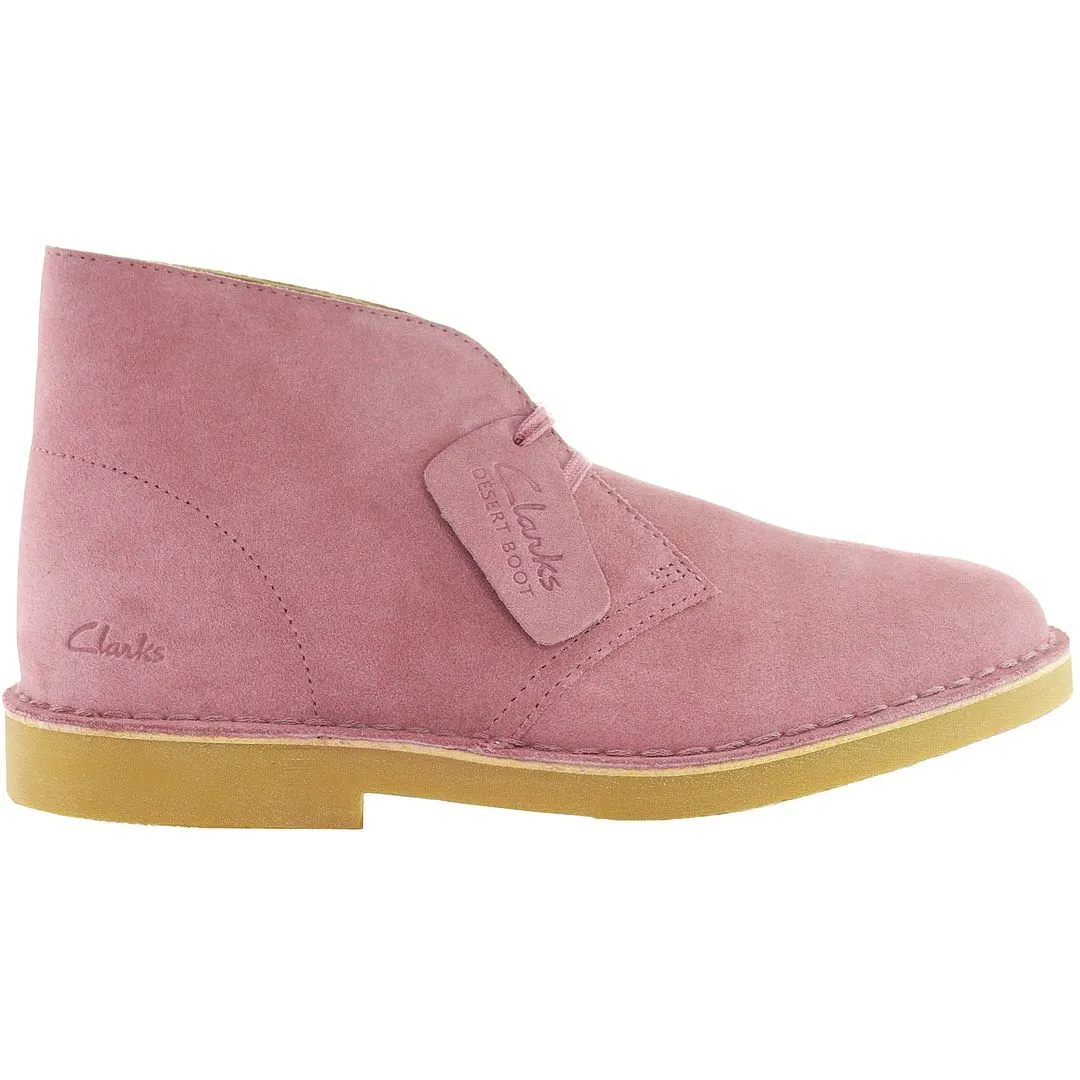 Clarks Desert Womens Pink Boots