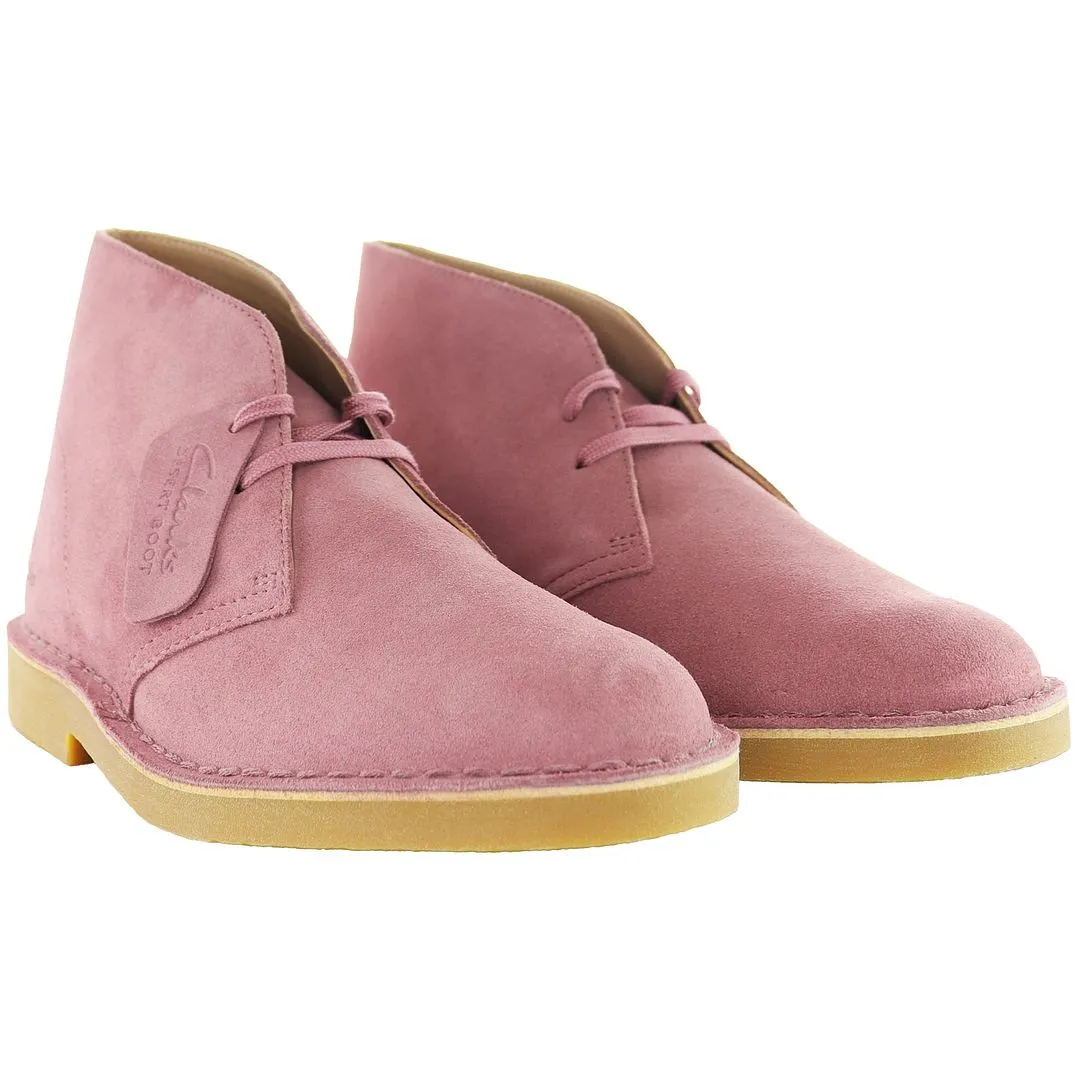 Clarks Desert Womens Pink Boots