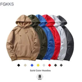 Autumn Fashion Hoodie Male Warm Fleece Coat Hooded Men Brand Hoodies Sweatshirts EU Size