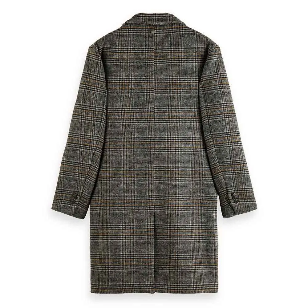 SCOTCH & SODA CLASSIC WOOL BLEND OVERCOAT