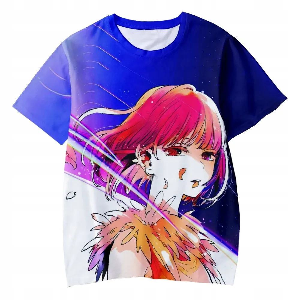 Oshi No Ko T-Shirt 3D Print Men Women Casual Fashion Oversized Tee Harajuku Anime Streetwear