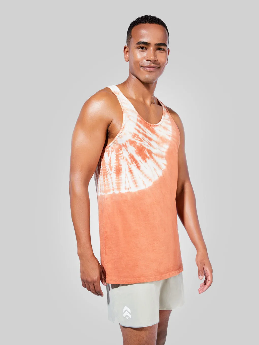 BARRY'S RUST TIE DYE LIFESTYLE TANK