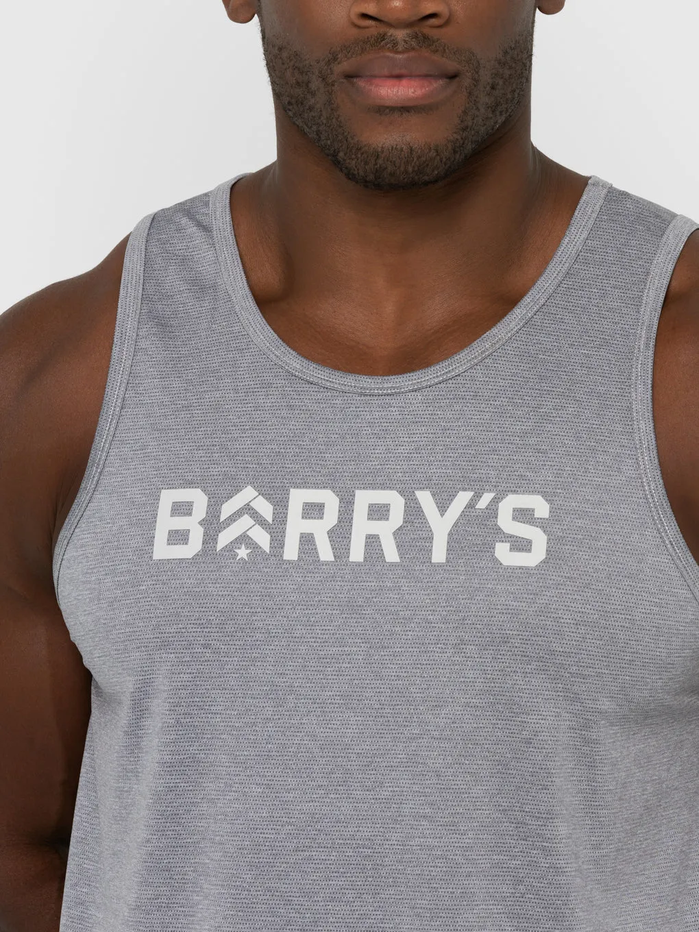 BARRY'S GREY PERFORMANCE TANK