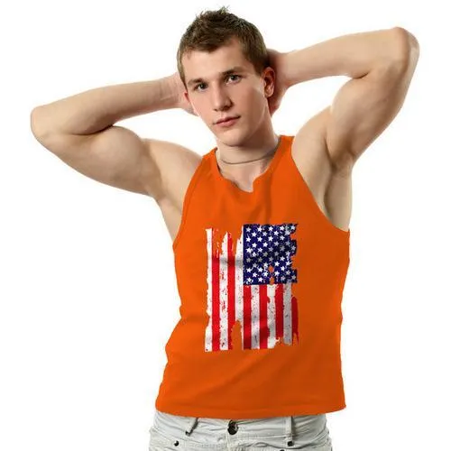 USA flag Men Tank Top