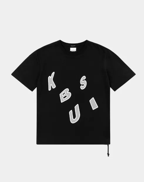 KSUBI Letters Kash Ss Tee Jet Black