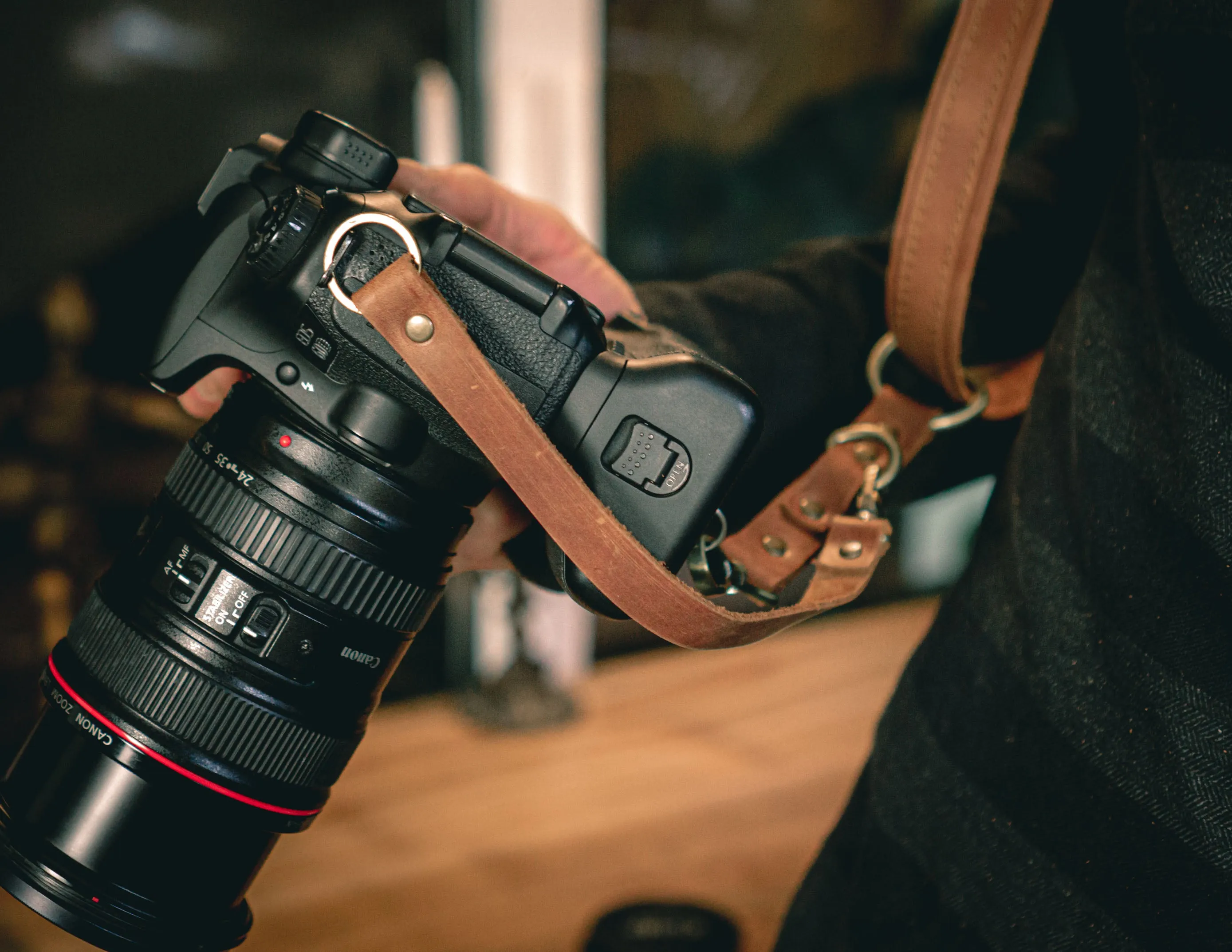 Leather Camera Harness | Dual Camera Strap | Handcrafted FashionRacing