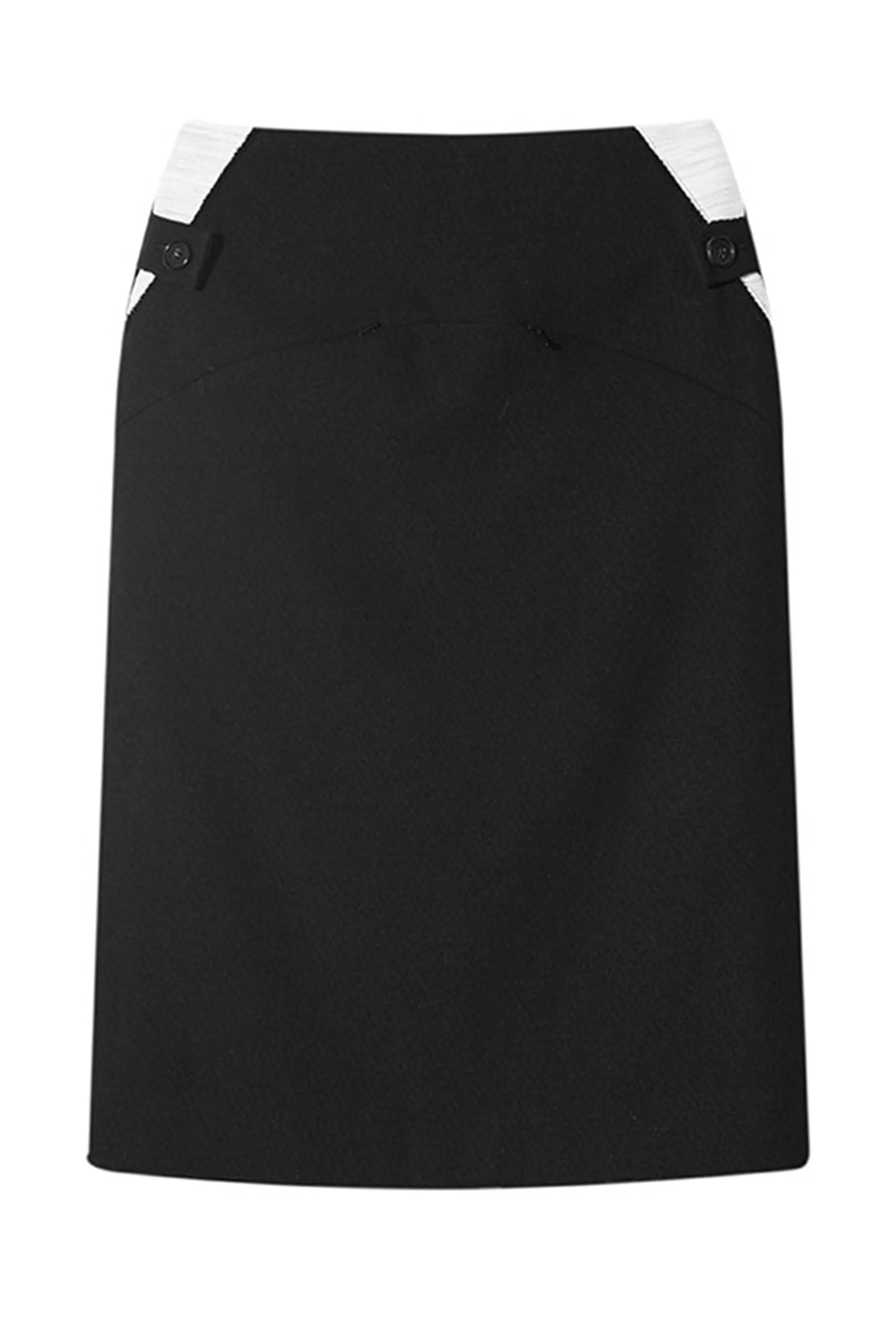 Black Wool Skirt