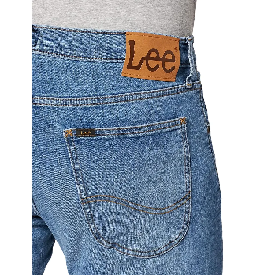 Lee men's medium-rise jeans trousers Luke L719NLLT light blue