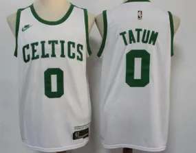 Boston Celtics #0 Jayson Tatum Classic Jersey White