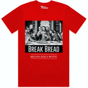 BREAK BREAD (black) : Red Sneaker Tees Shirt