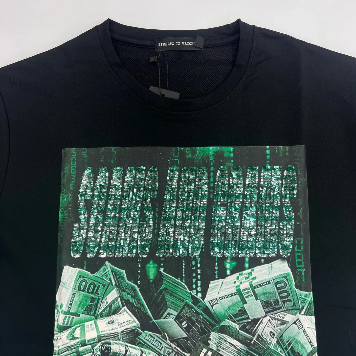 Streetz Iz Watchin Money Graphic Tee