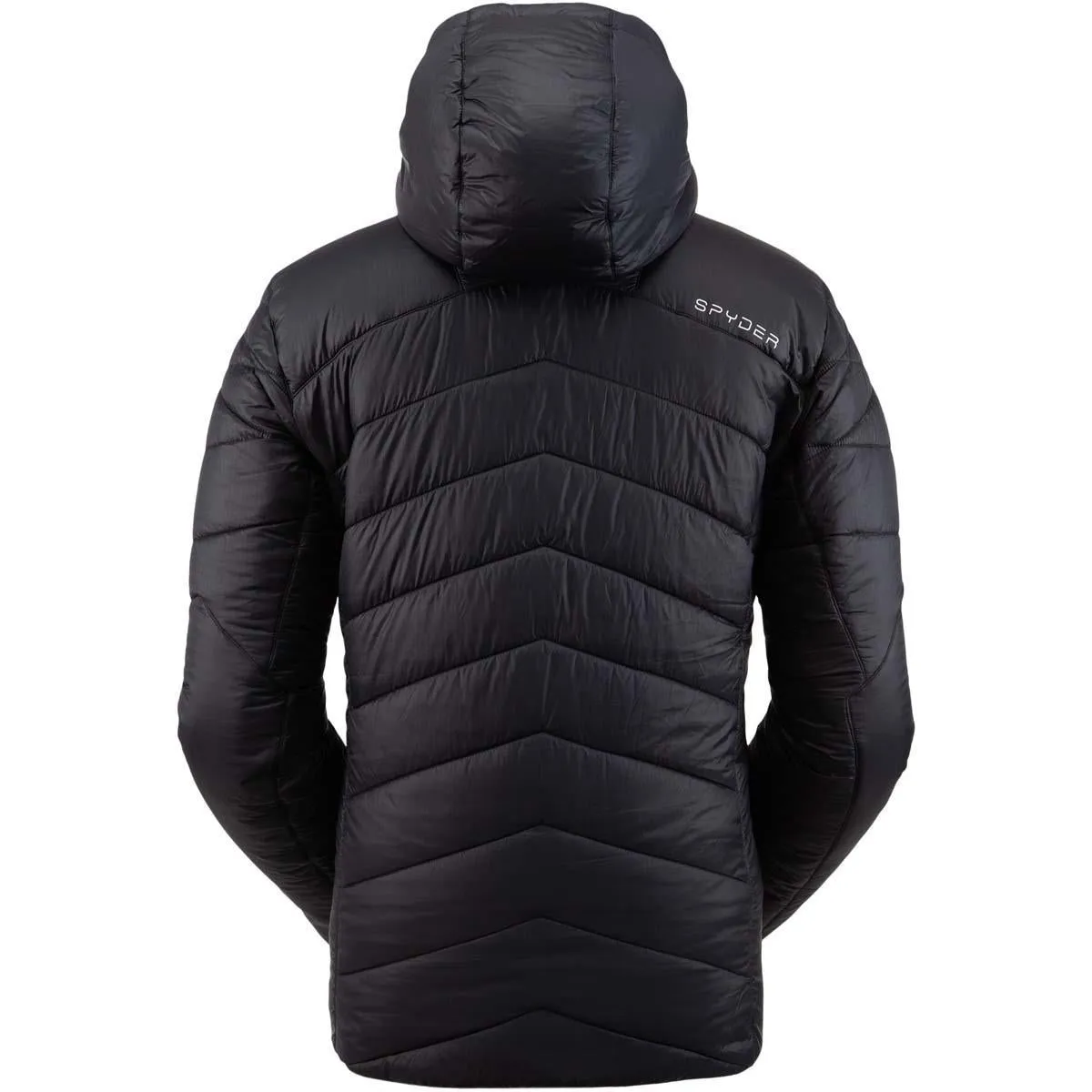 'Spyder' Men's Glissade Hooded Jacket - Black