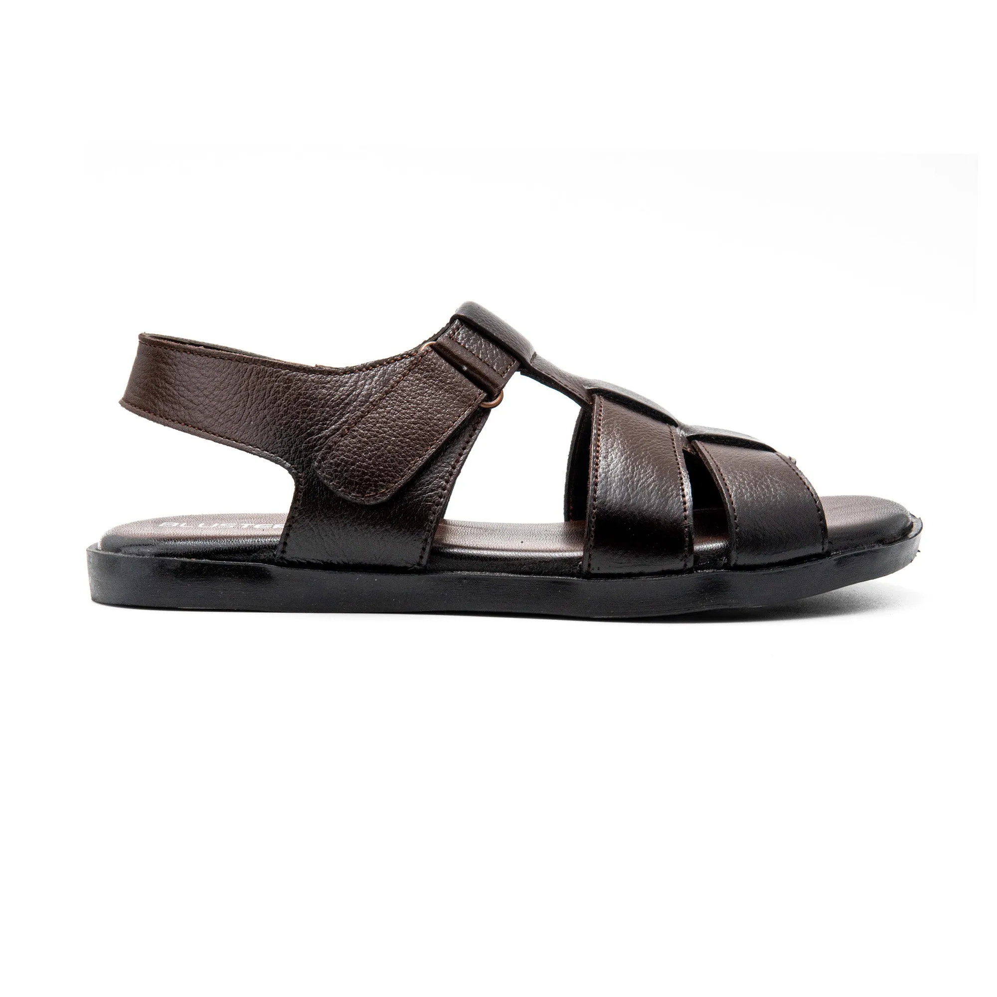 Cross Strap Men Leather Sandal