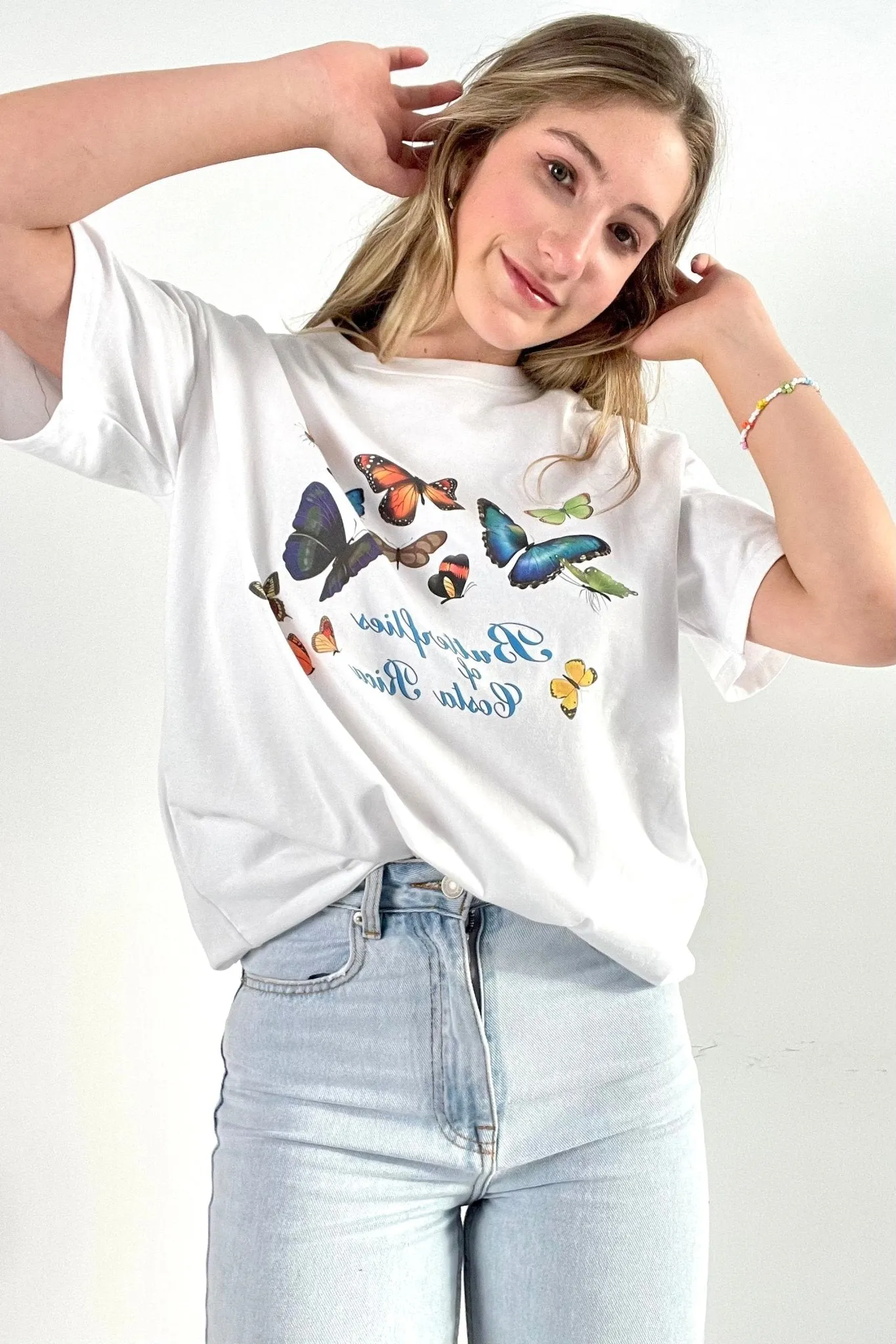 Butterfly oversized T-shirt