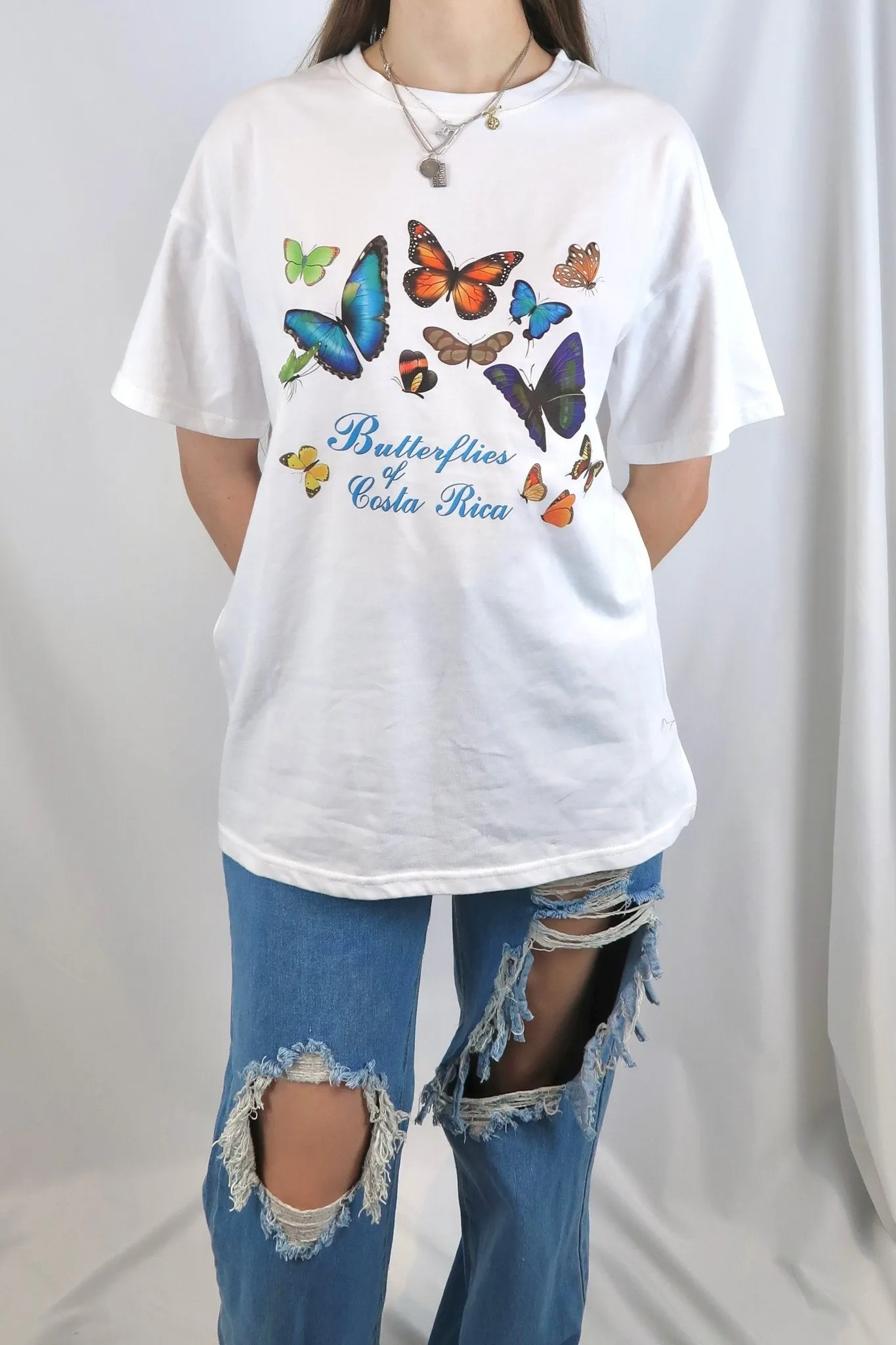 Butterfly oversized T-shirt