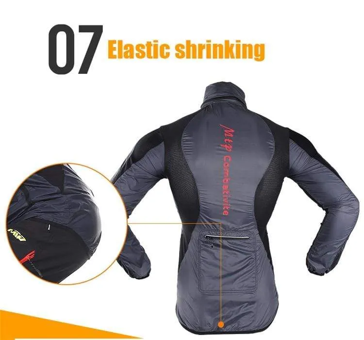 Ultra-light Hooded Bicycle Jacket Bike Windproof Coat Road MTB Cycling Wind Coat Long Sleeve Clothing Quick Dry Thin Jackets