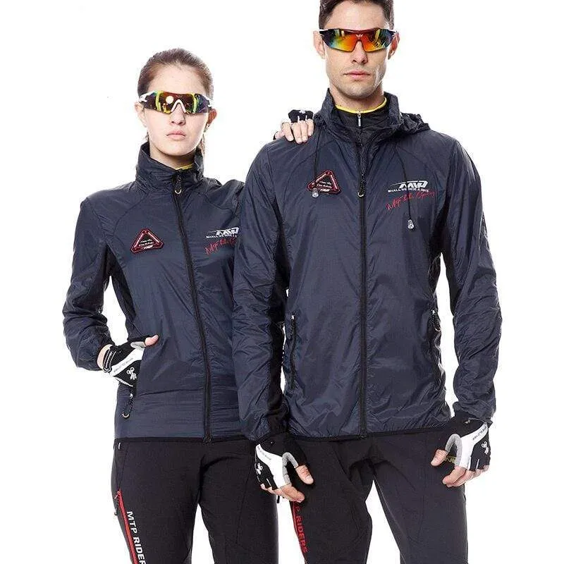 Ultra-light Hooded Bicycle Jacket Bike Windproof Coat Road MTB Cycling Wind Coat Long Sleeve Clothing Quick Dry Thin Jackets