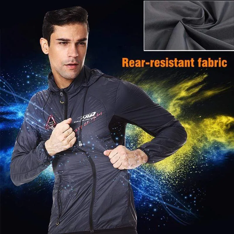 Ultra-light Hooded Bicycle Jacket Bike Windproof Coat Road MTB Cycling Wind Coat Long Sleeve Clothing Quick Dry Thin Jackets