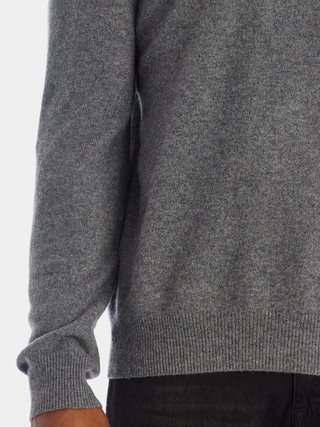 Cashmere Quarter Zip Sweater