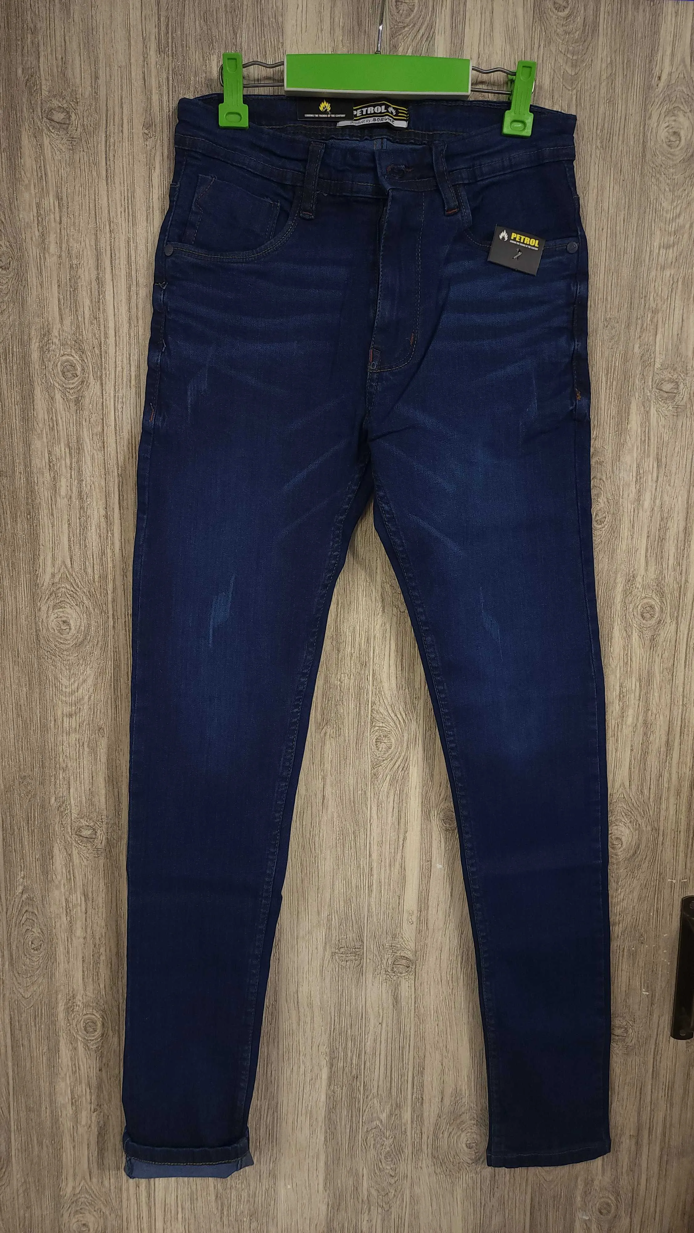 Navy Denim Pants