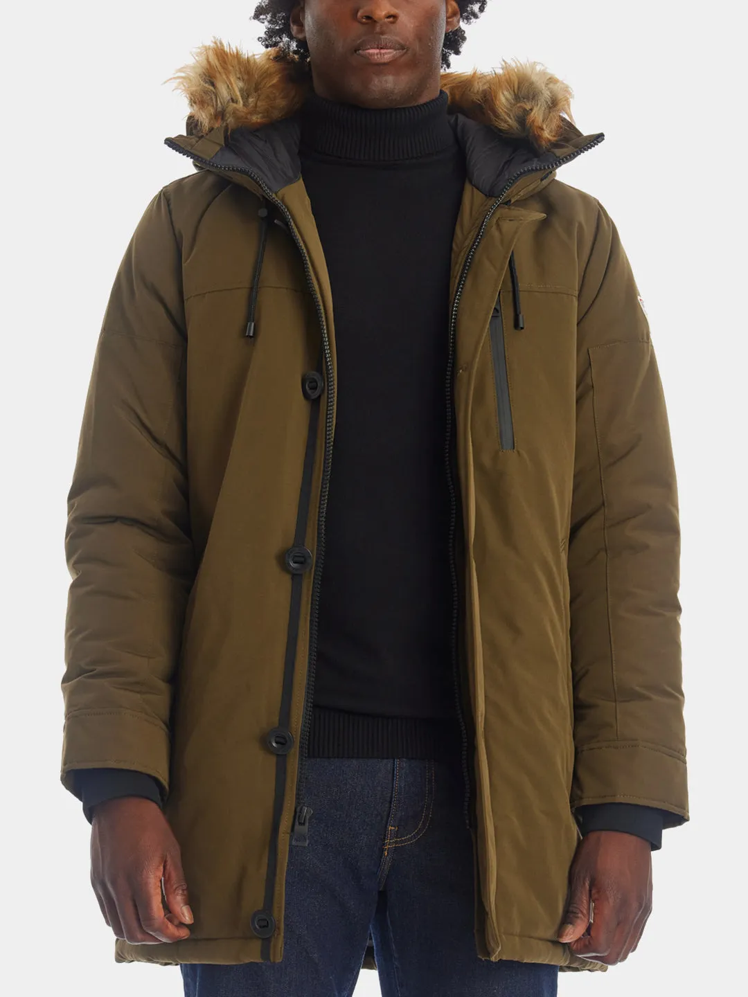 Logo Hooded Parka