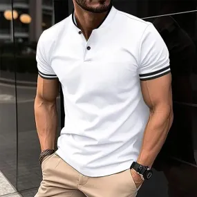 Casual Short-Sleeved Men Polo Shirt